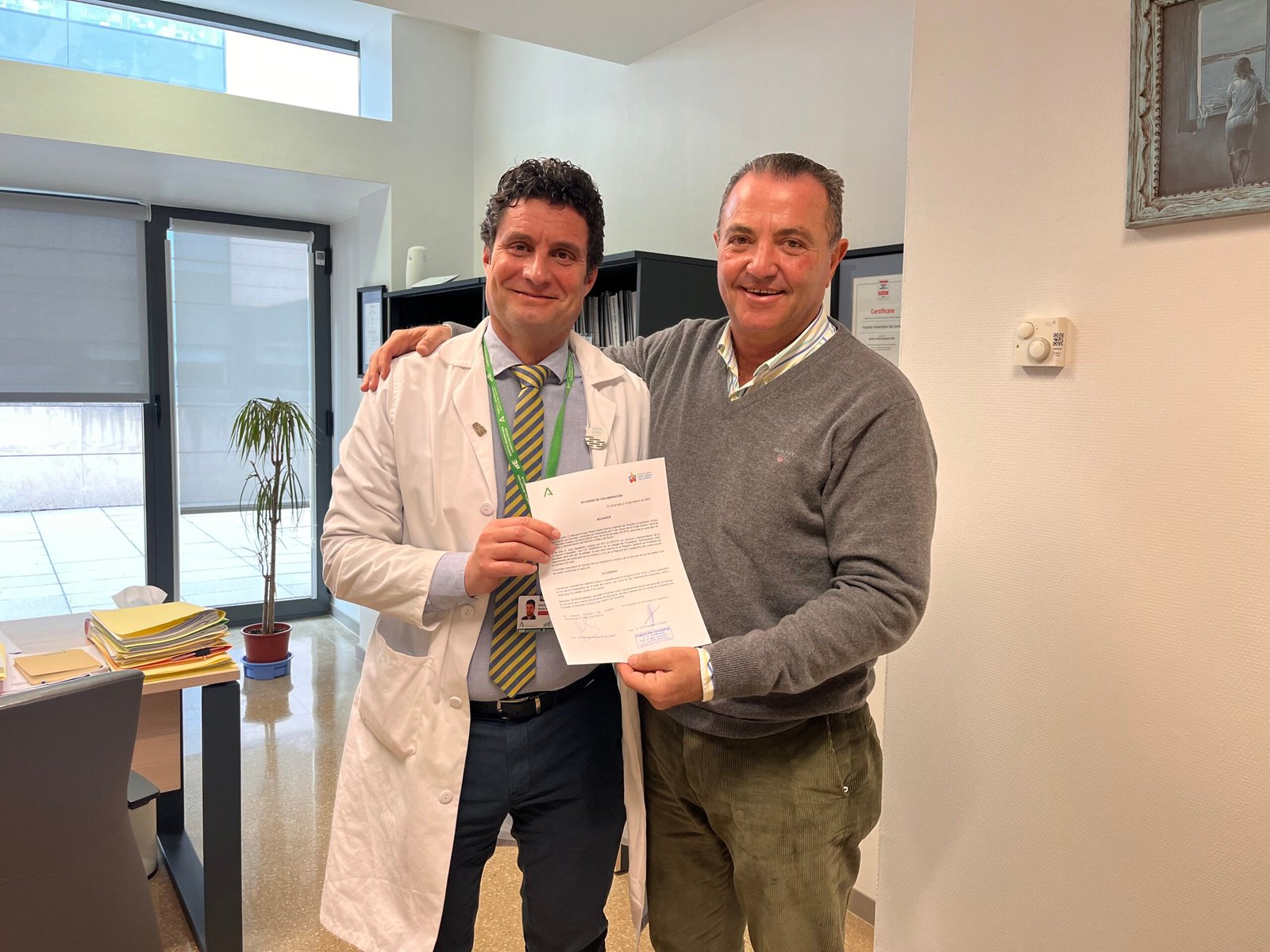 Acuerdo con el Hospital Universitario Clínico San Cecilio de Granada